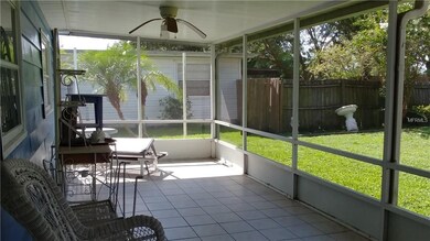 Large screened in lanai overlooking backyard for r