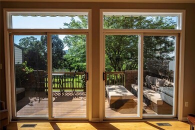 Stunning views from double doors & transoms...
