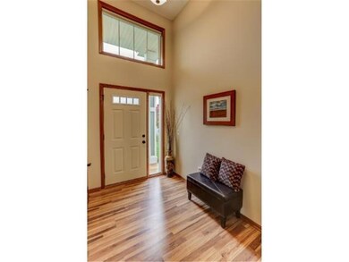 Step inside to this spacious foyer with 1 1/2 stor