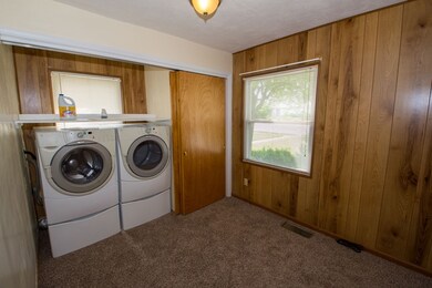 Washer and Dryer are in closet.