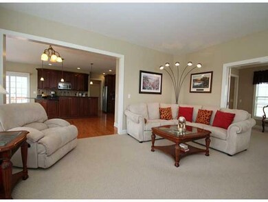 Family Room. Family room adjacent to living room -