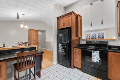 Kitchen with all new appliances.