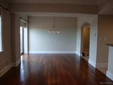 Looking into Dining Room, Balcony located off Dining Room