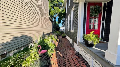 Summer exterior front of home