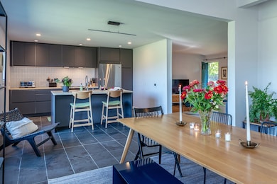 Open concept with kitchen