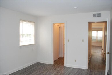 Master has two closets and private bath