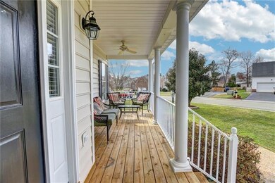 Relaxing evenings on the country front porch.