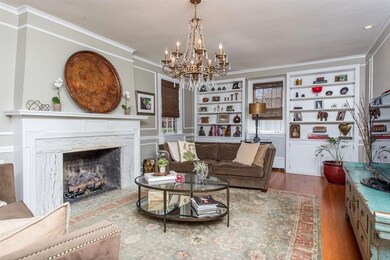 Living Room with working fireplace