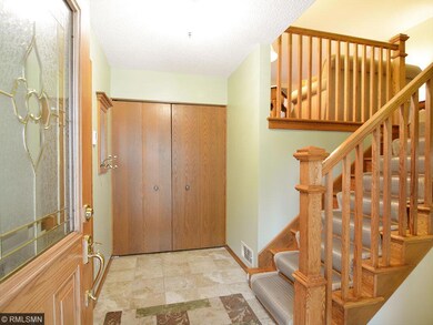 Large entryway with heated ceramic tiles