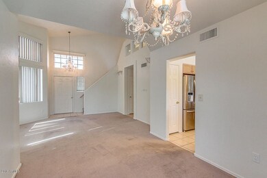 Entry with Chandelier