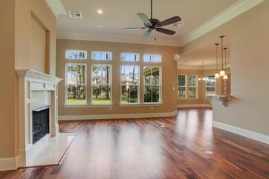 Formal living room with view of back yard.  Beauti