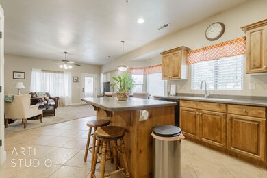 Kitchen, Dining, Living Room