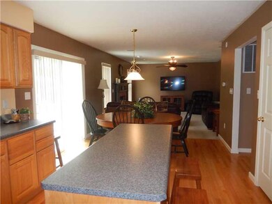 Kitchen. Nice view from your kitchen into the firs