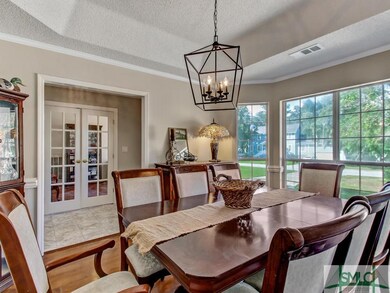 light bright , sizable formal dining room