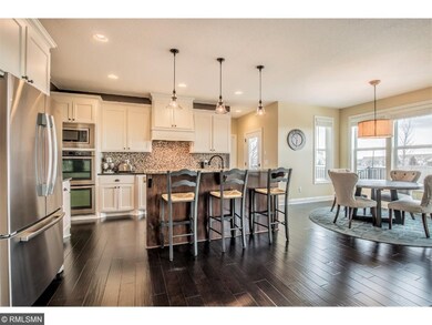 Classic gourmet kitchen features stainless steel a