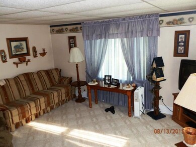 Comfortable living room with plenty of natural lig