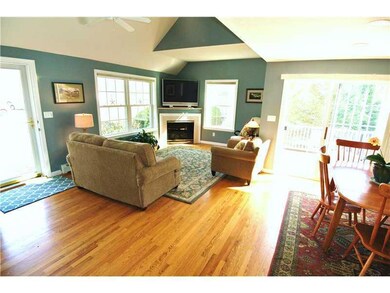Living Room. Hardwood Floors, gas...