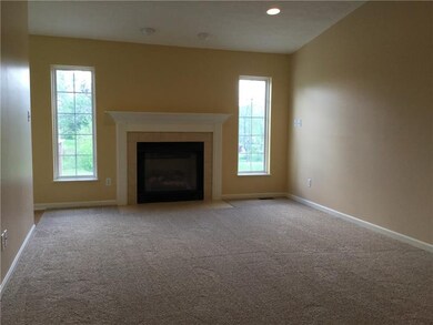 Living room fire place