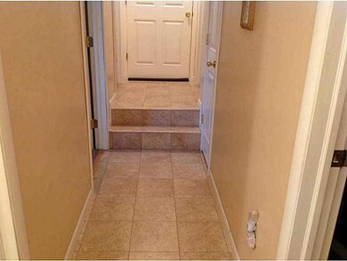 1st Floor Plan. Two steps lead to the bedrooms and
