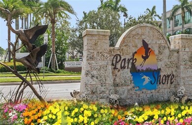 Entry into Park Shore, a very highly requested area of Naples, west of route 41, where Hidden Lake Villas is.