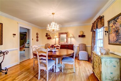 Formal Dining Room flooded with natural light
