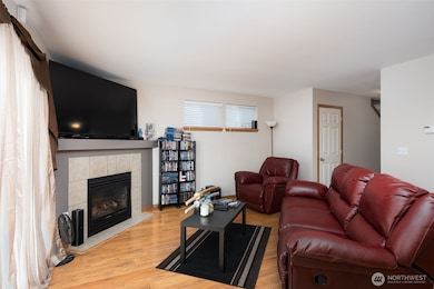 Gas fireplace has been recently serviced