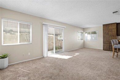 Family room opens to back