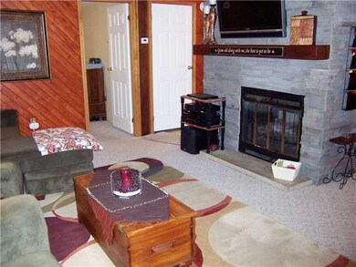 Living Room. Living room with gas fireplace.