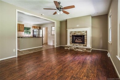 This fireplace is brand new with unvented gas logs