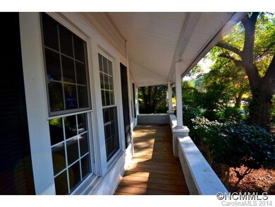 Covered front porch