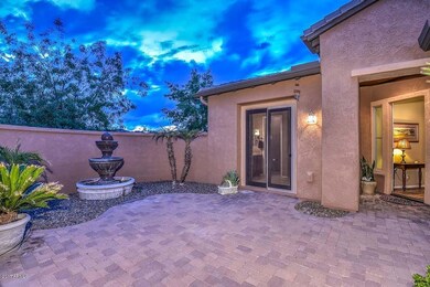 Paver Courtyard off Main Home