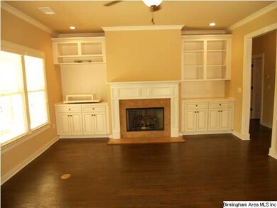 Family room with lots of built ins