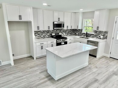 Open concept kitchen new appliances