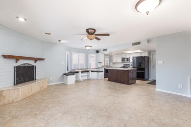 Family Room open to Kitchen