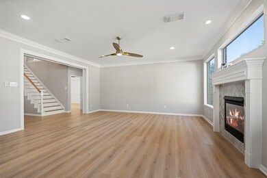 Recessed lighting and ceiling fans have been added