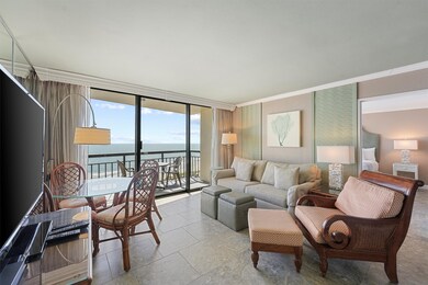 Spacious living area with queen
sleeper sofa allo