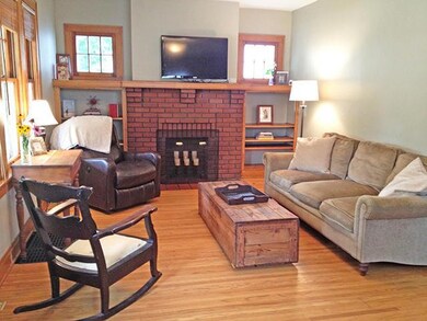 Spacious Living Room w/ Decorative FP
