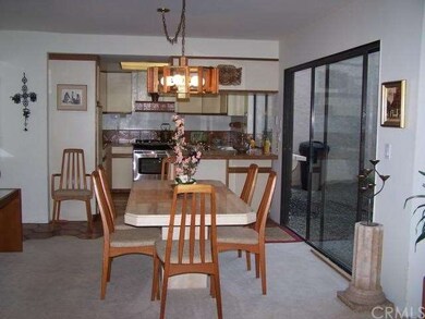 Open Dining - kitchen area with sliding glass door