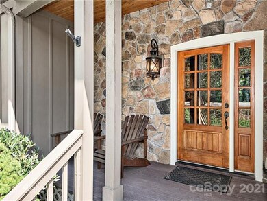 Covered front porch