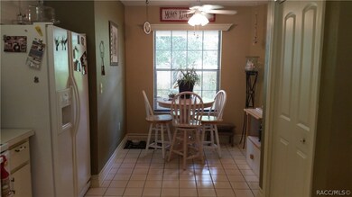 Eating area in the kitchen...