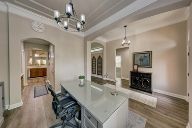 Your view from the front study - butler's pantry &