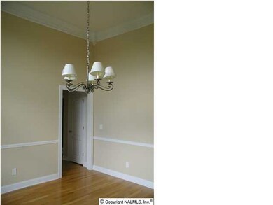 Another View of Dining Room, notice all the Crown Moulding