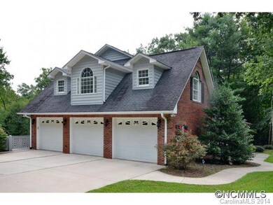 One of two 3 car garages