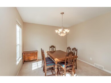 Formal dining room off kitchen