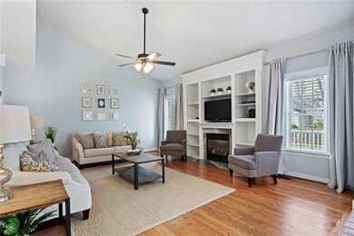 New Hardwood Flooring complements this large Heart