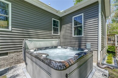 Relax in the privacy of your backyard in your hot