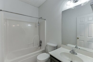 Full bathroom with vanity and shower / bath combination