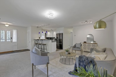 Open concept living area