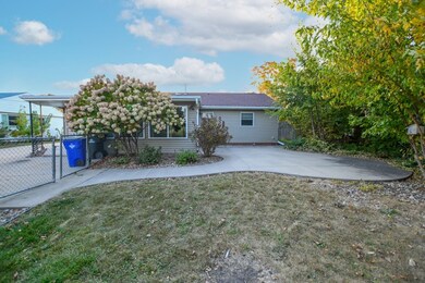 Large patio