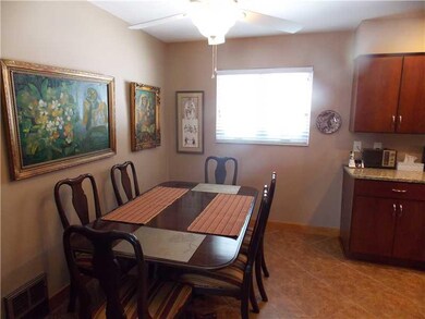 Dining Room. Dining room area opens to the kitchen